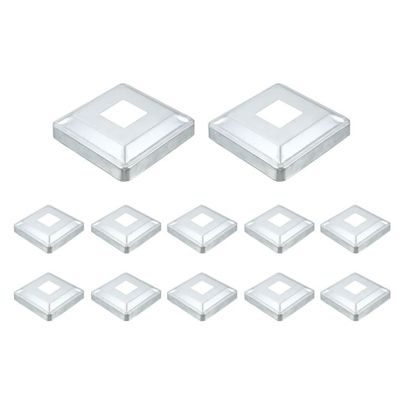 12Pack Post Base Cover, 6x6 Metal Integral Style Post Skirt Porch Column Wrap(2x2)