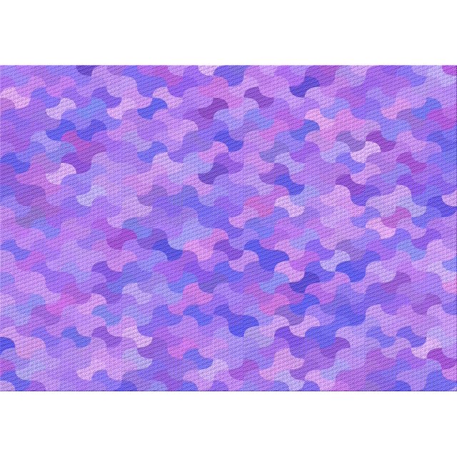 Ahgly Company Machine Washable Indoor Rectangle Transitional Heliotrope Purple Area Rugs, 6' x 9'