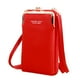 thumbnail image 2 of Bolso bandolera para teléfonos móviles Yuyangstore Monedero del teléfono celular Rojo, 2 of 8