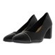 thumbnail image 2 of Zapatillas Ángela color negro tacón cuadrado y detalle dorado 22.5 Dorothy Gaynor Zapatillas Ángela color negro tacón cuadrado y detalle dorado 22.5, 2 of 6