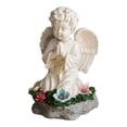 thumbnail image 1 of Estatua de ángel solar para decoración de jardín, elegante decoración solar para patio, figura de ángel rezando para parterres, porche, regalo de, 1 of 7