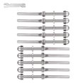 thumbnail image 1 of Hombtce 62 Pack Cable Railing Swage Threaded Stud Tension End Fitting Terminal for 1/8 Cable Deck Railing Hand Swage T316 Stainless Steel Marine Grade, 1 of 2