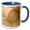 Blue/White, variant on 3drose, Washington, Methow Valley, Farm Hay Bales - Us48 Rti0142 - Rob Tilley, 11oz Mug