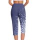 thumbnail image 2 of TaTaai Women's Plus Size High Waisted Capri Leggings Super Stretchy Soft Yoga Pants 7/8 Length Workout Athletic Gym Bottoms Non See Through Control Gift, 2 of 7
