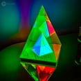 thumbnail image 2 of Infinity Pyramid - Infinite Modern Lighting. Multicolor Acrylic Reflective Finish, Table Lamp., 2 of 8