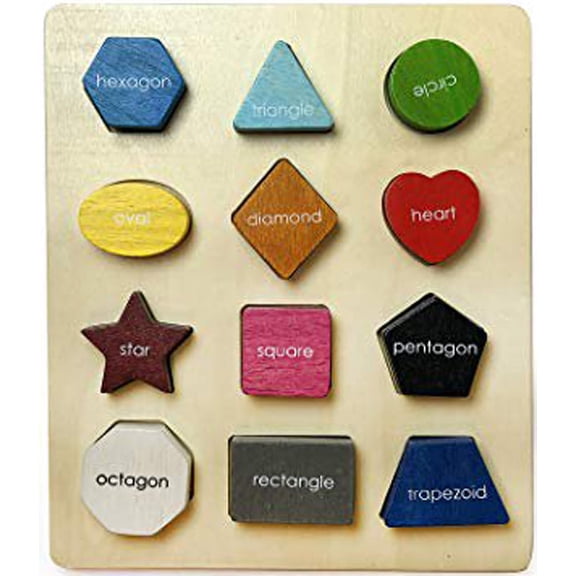 Shape Sorter Puzzle Box by BeginAgain Toys