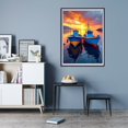 thumbnail image 7 of Diamond Art Kit for Adults, Sunset Fishing Boat Print No.27 Diamond Painting for Adults Beginners, 5D DIY Diamond Art Painting Kits, Colorful Diamond Painting Craft for Home Decor 12x16, 7 of 7