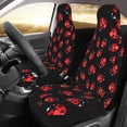 thumbnail image 2 of Sikiie Beautiful Red Ladybug Car Seat Protector 2 Pack Car Seat Cushion Mat, Car Seat Covers for SUV, Truck, Van, 2 of 7