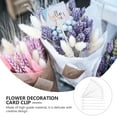 thumbnail image 4 of 80 Pcs Labels Bouquet Material Paper Clips Flower Decoration Insert Card Fork Shape Floral Picks Bouquet Clips, 4 of 6