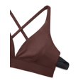 thumbnail image 4 of Sostén CRZ YOGA Butterluxe sin varillas con escote profundo en V Taupe XL, 4 of 4