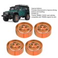 thumbnail image 3 of 4 Uds. Llantas de ruedas de 1,3 pulgadas aleación de aluminio 6 agujeros cubos de llanta para Traxxas TRX4M 1/18 RC Crawler, 3 of 8