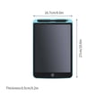 thumbnail image 2 of 10.5 Inch LCD Writing Tablet Electronic Digital Drawing Board Erasable Writing Pad Single Color Screen One-Click Erase with Lock Button Gift for Children Adults Home Office School, 2 of 7