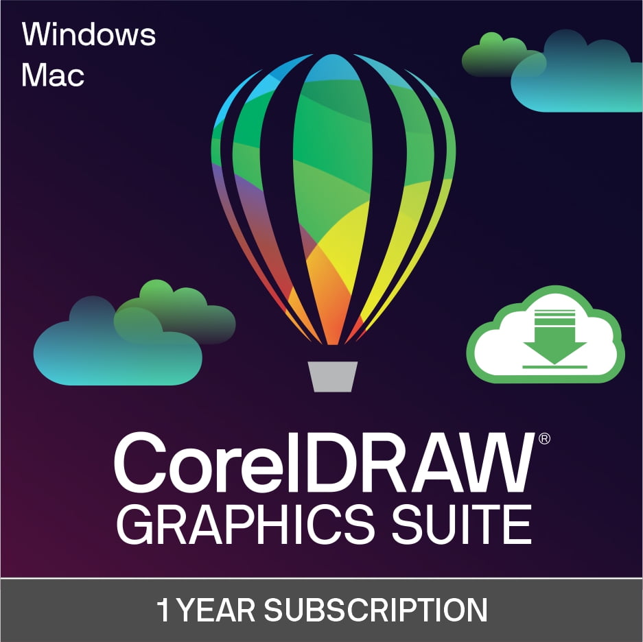 Corel Draw Graphics 1 Year Subscription [Téléchargement numérique]