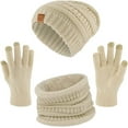 thumbnail image 2 of Market & Layne Unisex Touch Screen Winter Hat, Scarf & Glove Set, 3-Piece, 2 of 7