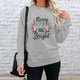 thumbnail image 4 of Jerseys con estampado de gnomo Top holgado sudadera de gran tamaño para mujer traje de vacaciones, 4 of 9
