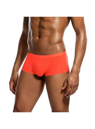Seamless Bulge Enhancing Briefs for Men, Smooth Ball Pouch Underwear, Men  Solid Color Low Rise Bikini Underpants 