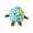 as shown, variant on Plush Earth Globe Toy Soft Stuffed Planet Plushie with Smiling Face - Educational Gift for Kids and Adults, Cute Backpack or Desk Decor