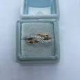 thumbnail image 2 of 2Ct Round Cut Simulated Diamond Women's Stunning Band Ring In 14K Yellow Gold Plated, 2 of 4