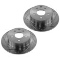 thumbnail image 2 of Geelife Rear Ceramic Pads Performance Drilled Slotted Zinc Coated Rotors & Calipers, 2 of 7