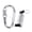 silver, variant on Aluminum Alloy Lock Carabiner Resettable 3 Digit Combination Password Code Lock Padlocks for Suitcase Luggage Lock