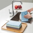 thumbnail image 7 of Microfiber Cleaning Cloth,Bexikou Lint Free Window Cleaning Cloth,12*16 inches Microfiber Cloth for Quickly Clean Windows, Windshields, Mirrors, and Stainless Steel- 5 Pack(Gray), 7 of 7