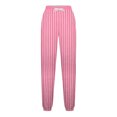 thumbnail image 5 of Womens Pants Color Blocked Printed Drawstring Casual Sweatpants Loose Pants,Pants for Women Plus Size Pink XXL, 5 of 5