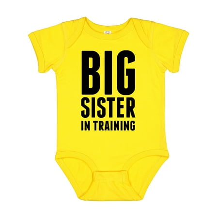 

Inktastic Older Sister in Training Gift Baby Girl Bodysuit
