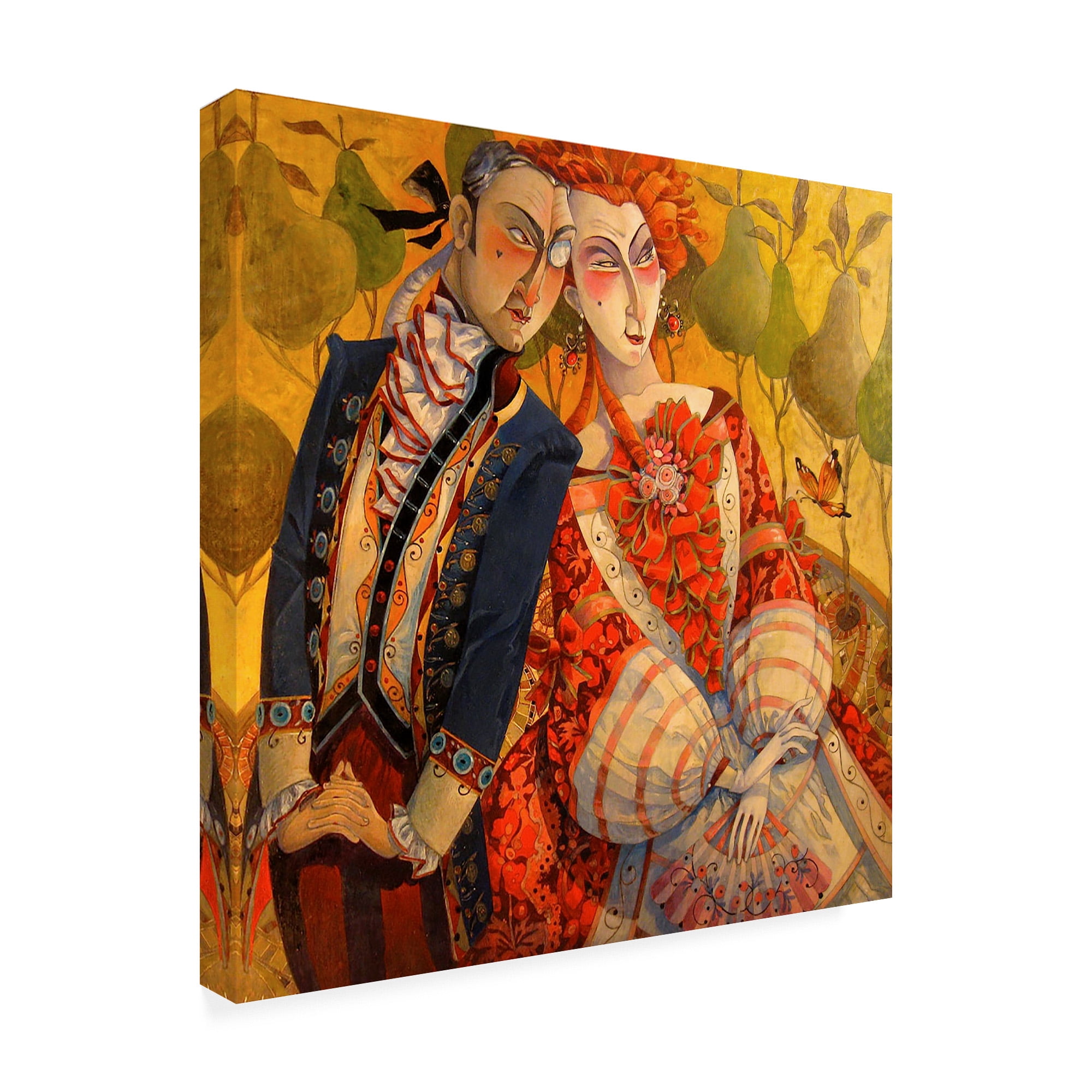 Trademark Fine Art 'The Conspiracy' Canvas Art by David Galchutt