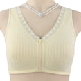 thumbnail image 2 of Push-Up Bras for Women Pack New Plus Size Front Zip Bra for Women, Wireless Full Coverage Bralette, Lace Trim Support Daily Lingerie, 2 of 9