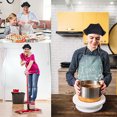 thumbnail image 4 of Turban Chef Hat Triangle Scarf Restaurant Work Hat Women's Adjustable Sweatband Headwrap Working Cap Soft Breathable, 4 of 8