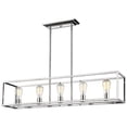 thumbnail image 3 of Golden Lighting 2072-LP CH 5 Light Linear Pendant, Chrome, 3 of 6