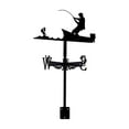 thumbnail image 1 of Veleta de Metal, adorno decorativo de arte del hierro para decoración de jardín y patio al aire libre Pesca, 1 of 8