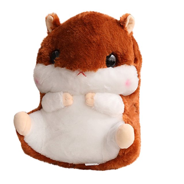 Linda almohada de tiro de hámster de peluche, juguetes de peluche de dibujos animados Wmkox8yii shdjk1333