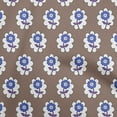 thumbnail image 1 of oneOone Cotton Cambric Light Brown Fabric Asian Block Craft Projects Decor Fabric Printed By The Yard 56 Inch Wide, 1 of 4