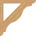 thumbnail image 3 of Ekena Millwork 3 1/2"W x 40"D x 40"H Funston Slat Smooth Bracket, Western Red Cedar, 3 of 4