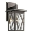 thumbnail image 1 of Chloe Lighting CH2S080RB12-OD1 Anthony Transitional 1 Light Rubbed Bronze Outdoor Wall Sconce - 12 in., 1 of 1