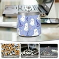 thumbnail image 6 of Yayeee Ashtray with Lid for Cigarette Smokeless Stainless Steel Home Ash Holder, Blue Halloween, 6 of 7
