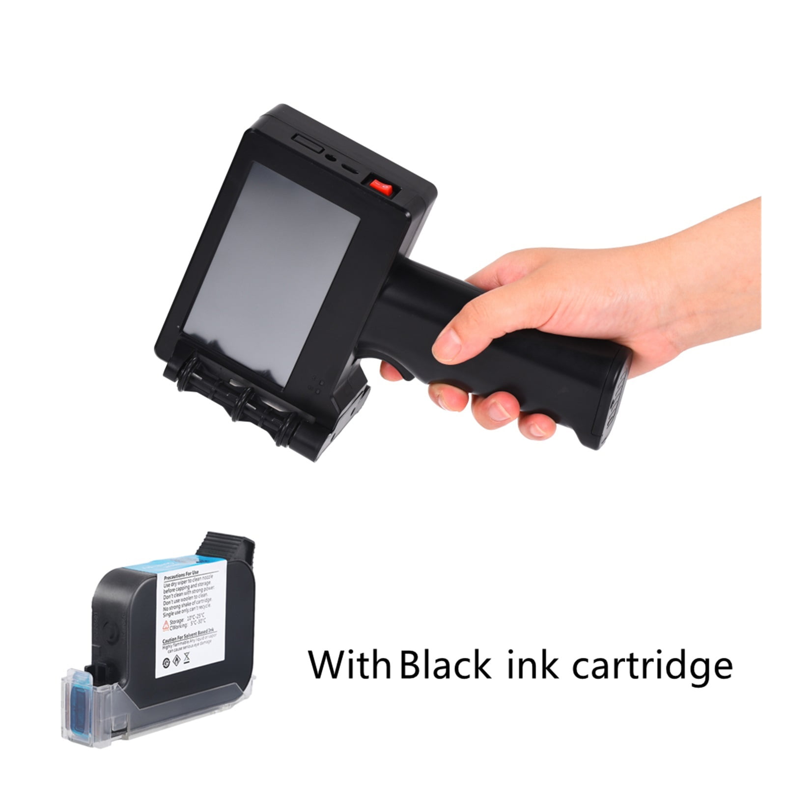 Portable Handheld Inkjet Printer Spray Gun Lot Number Barcode Printer Machine Logo Intelligent Thermal Printer ,Multifunction Inkjet Printer