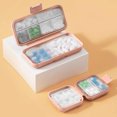 thumbnail image 3 of Foqnuq Compact Portable Pill Organizer Box with Silicone Seal, Travel Medication Storage Case for Weekly Drug Sorting, Double-Sealed Design for Freshness, 3 of 3