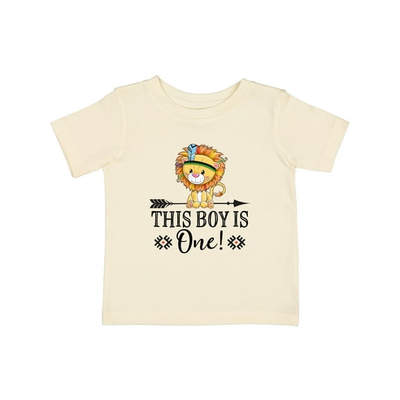 Inktastic 1st Birthday Party Tribal Lion Boys Boys Baby T-Shirt