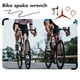thumbnail image 2 of juego de llave para radios de bicicleta de montaña, herramienta para radios de bicicleta, palanca para neumáticos, llanta de bicicleta, herramientas de bolsillo para reparación de bicicletas, 2 of 8