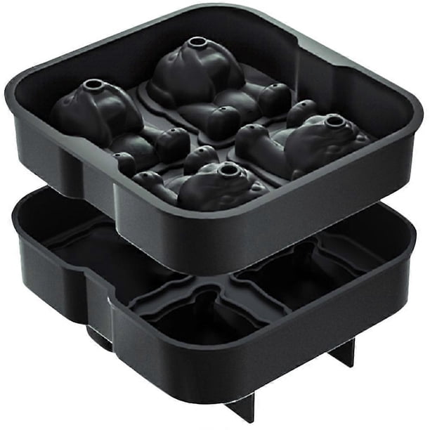 Silicone Dog Ice Mold Cube Tray for DIY Ice Cubes, Adorable Dog Shaped Design, Easy Demould & Clean, Perfect for Summer Drinks & Parties