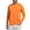 Orange, variant on Men's Short Sleeve Performance Shirt UPF for Running Outdoor Training Size S