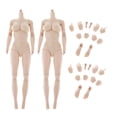 thumbnail image 1 of Cuerpo completo de silicona manos y pies desmontables CUTICAT 1/6 femenino, 1 of 8