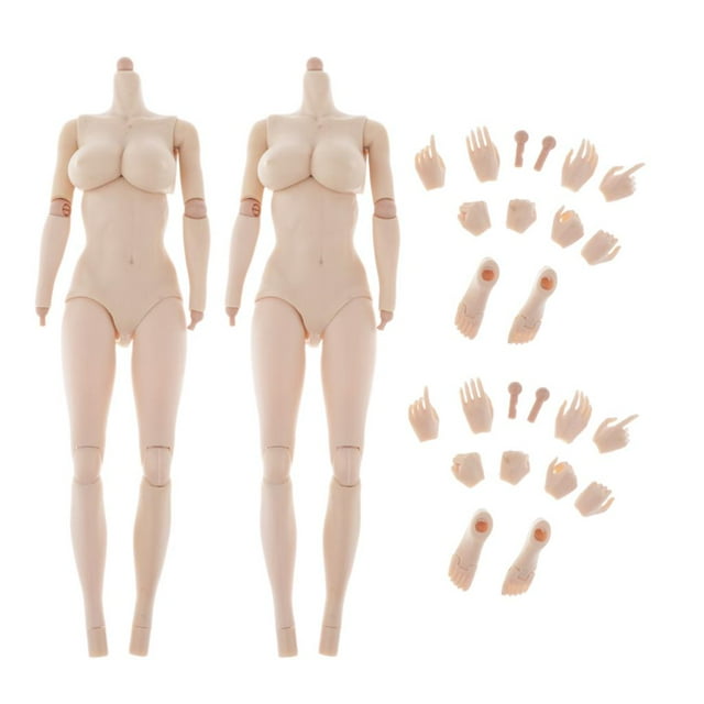 Cuerpo completo de silicona manos y pies desmontables CUTICAT 1/6 femenino
