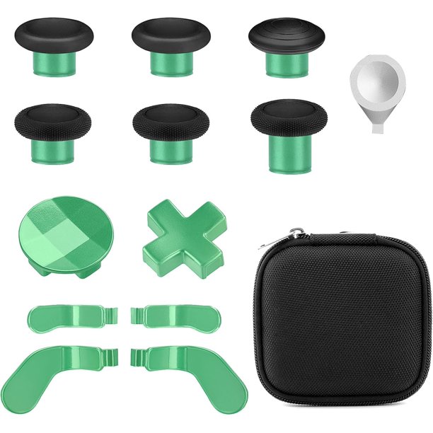 ZAGRENAO Accessories for Xbox One Elite Series 2 Controller(Model 1797), Metal Thumbsticks Paddles Joysticks Replacement Parts Kits Compatible with Xbox Elite Wireless Controller Series 2 CJA925-0020