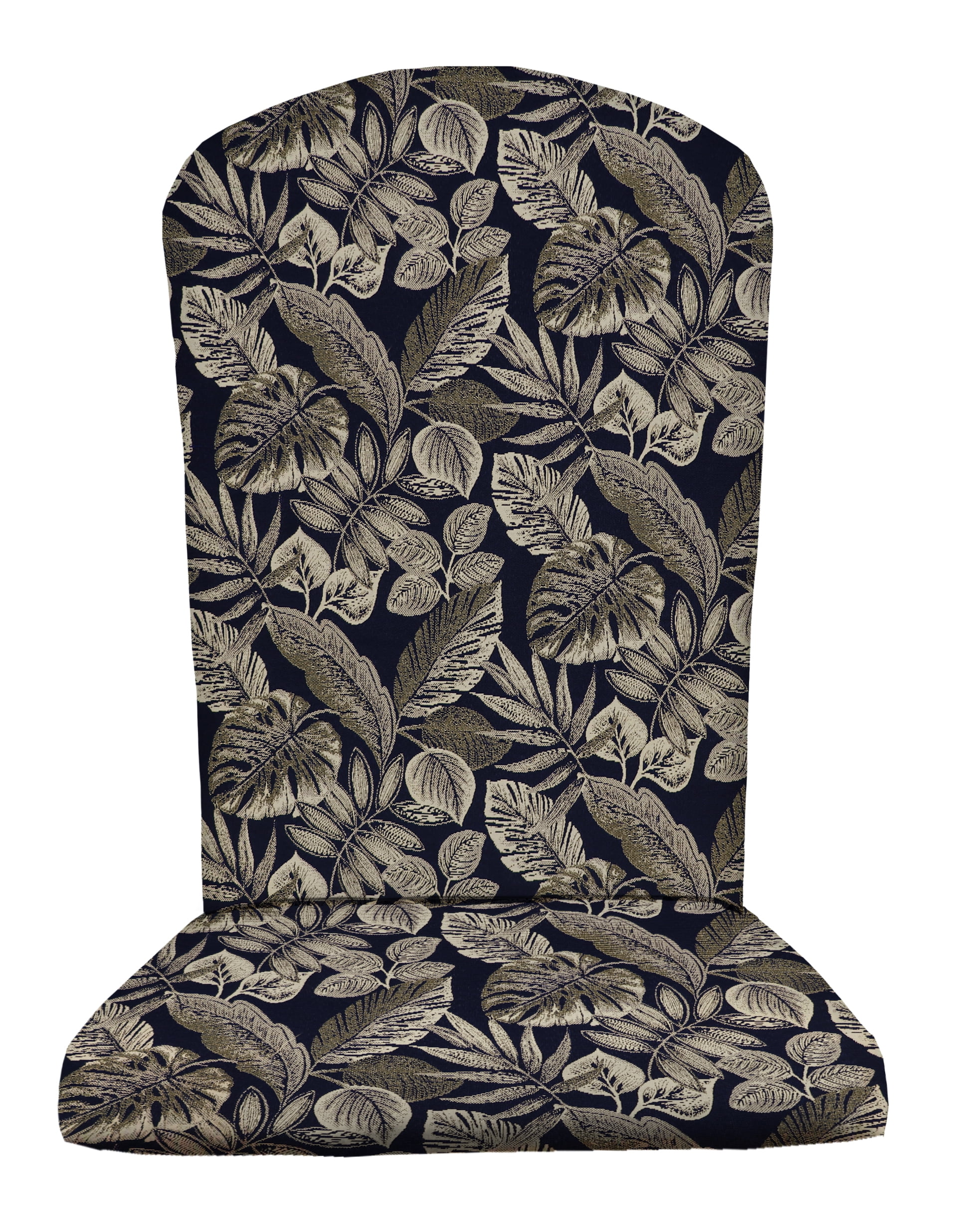 RSH Décor Outdoor Single Foam Adirondack Chair Seat Cushion, Casco Lapis Blue