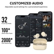 TOZO A1 Mini Earbuds Wireless Headphones Bluetooth, 32H, AI Noise Cancelling Mic, Stereo Bass, Clear Calls, Lightweight IPX5 Waterproof, App 32EQ, Khaki