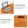thumbnail image 5 of Balery Luggage Cover Orange Glitter Print Suitcase Covers for Luggage Elastic Washable Suitcase Protector Fits 18-32 Inch Luggage-Large, 5 of 9