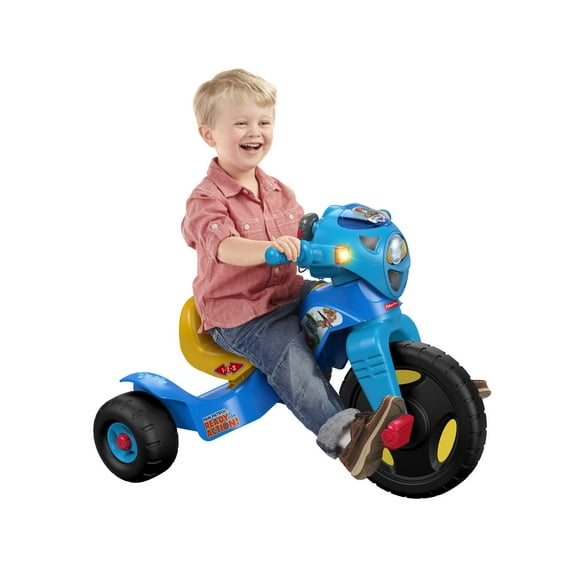 Fisher-Price PAW Patrol Lights & Sounds Trike Push & Pedal Ride-On Toddler Tricycle